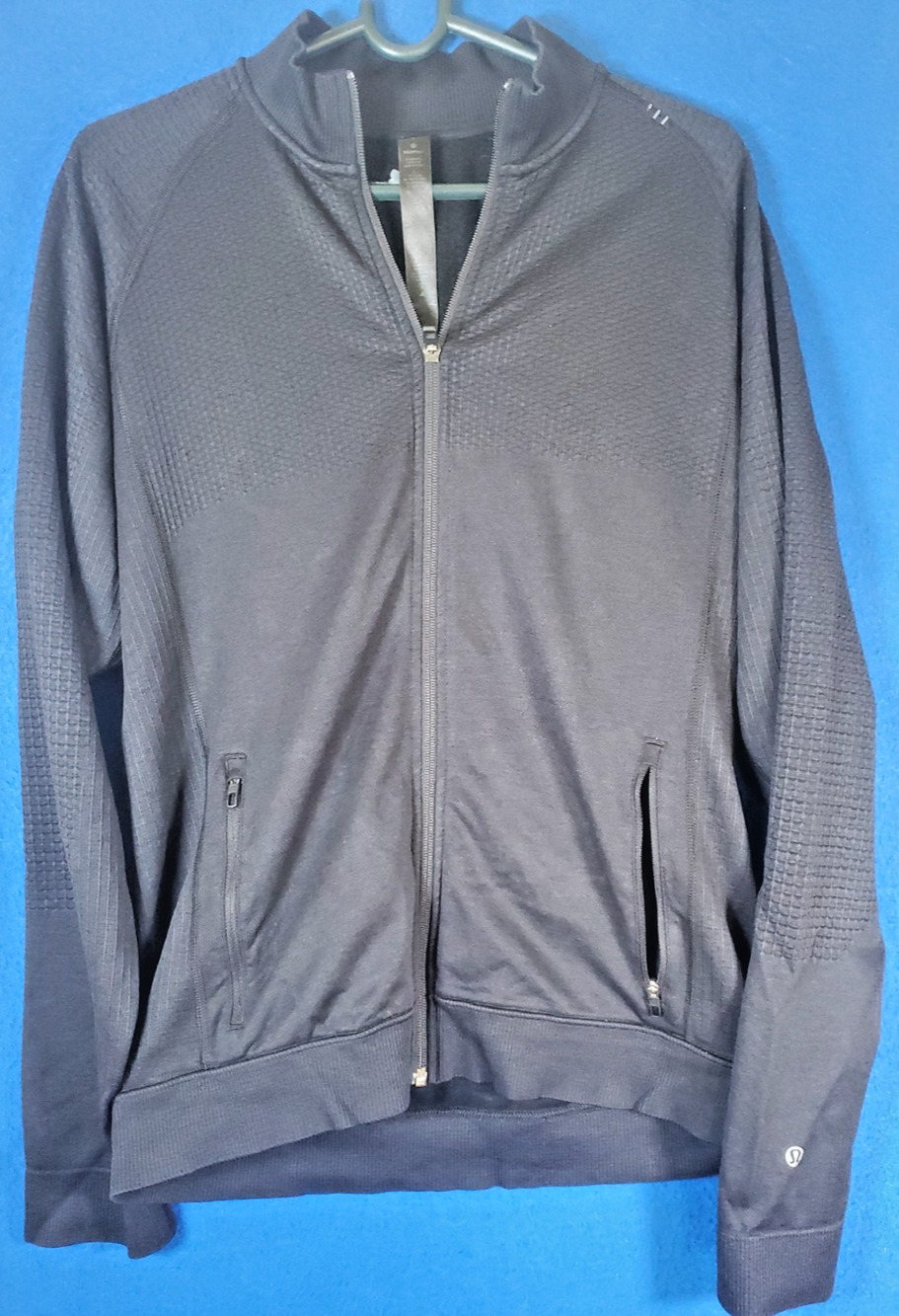 Lululemon Engineered Warmth Jacket Mens Size Large Black Full Zip Track